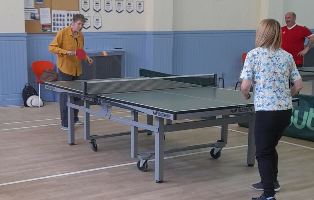 Table Tennis for Parkinson's Edinburgh Parkinsons