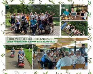 Collage of pictures of a visit to the Botanics